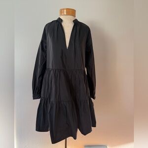 Zara black nylon dress